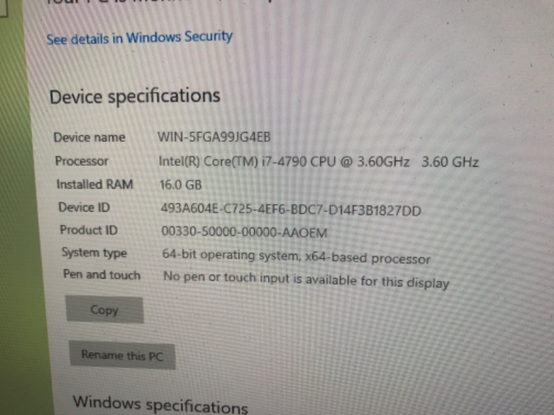 Photo 4 of DELL Optiplex 9020 SFF High Performance Desktop Computer, Intel Core i7-4790 up to 4.0GHz, 16GB RAM, 480GB SSD, Windows 10 Pro