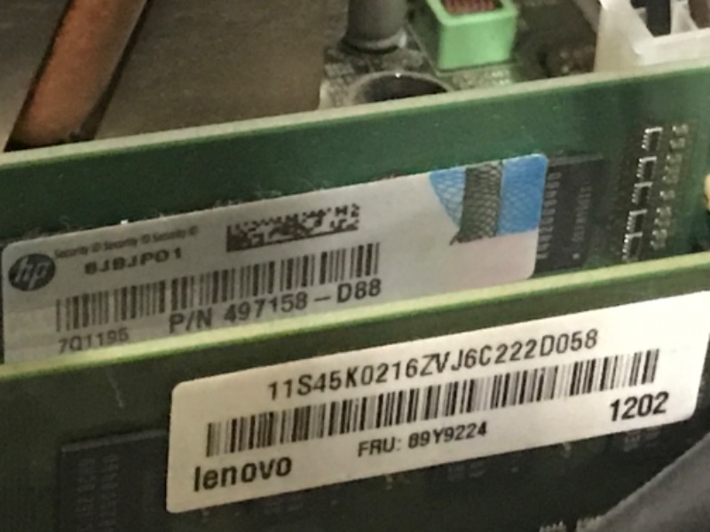 Photo 8 of PARTS ONLY DID NOT DISPLAY ANYTHING ONLY TURNED ON 
HP Compaq 6200 Pro SFF Desktop PC - Intel Core i5 3.1GHz 8GB 500GB DVD Windows 10 Pro