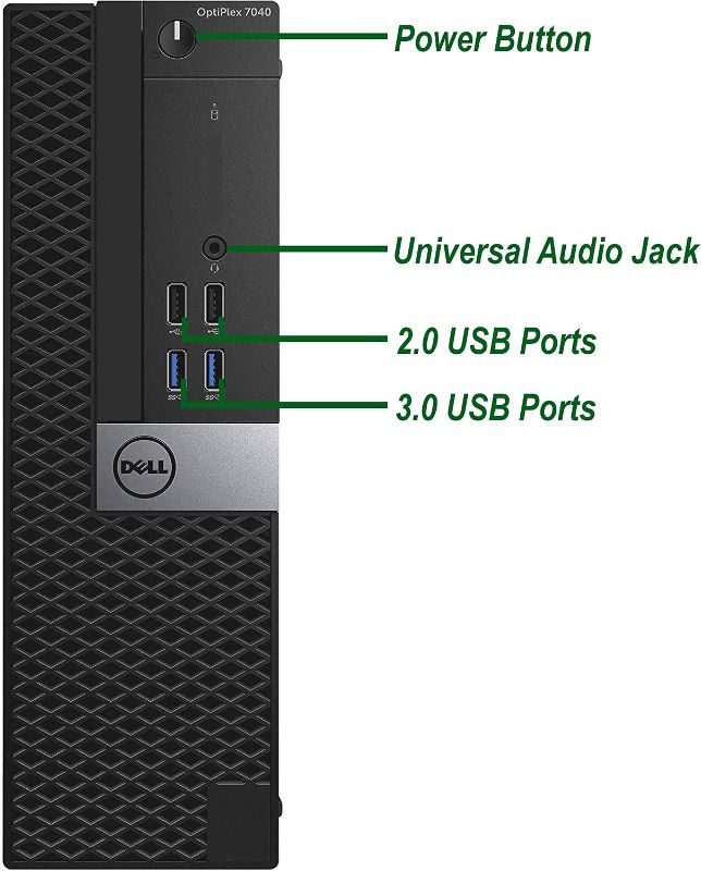 Photo 1 of Dell OptiPlex 7040 SFF Computer Desktop PC, Intel Core i5 6500 3.2GHz Processor, 16GB Ram, 256GB NVMe SSD