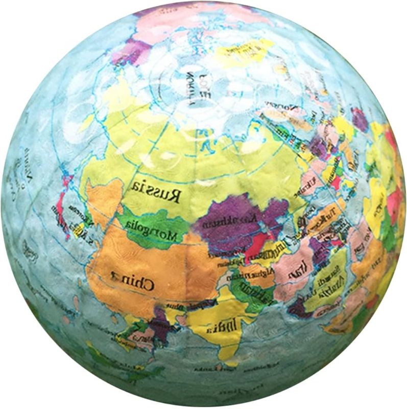 Photo 1 of Saterkali Globe Ball Bright Color Home Decor Multipurpose Globe Pattern with Stand
