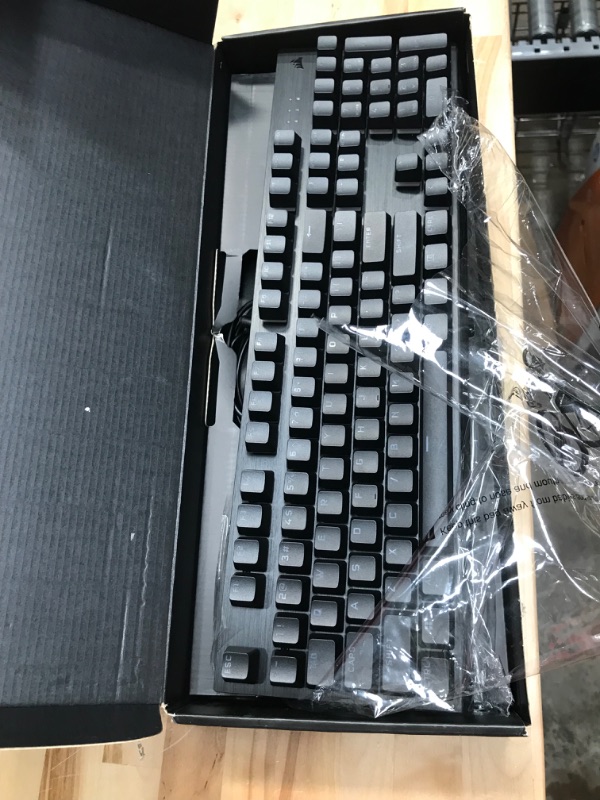 Photo 2 of Corsair K60 RGB Pro SE Mechanical Gaming Keyboard - CHERRY Mechanical Keyswitches - Durable AluminumFrame - Customizable Per-Key RGB Backlighting - PBT Double-Shot Keycaps - Detachable Palm Rest,Black CHERRY VIOLA K60 RGB Pro SE