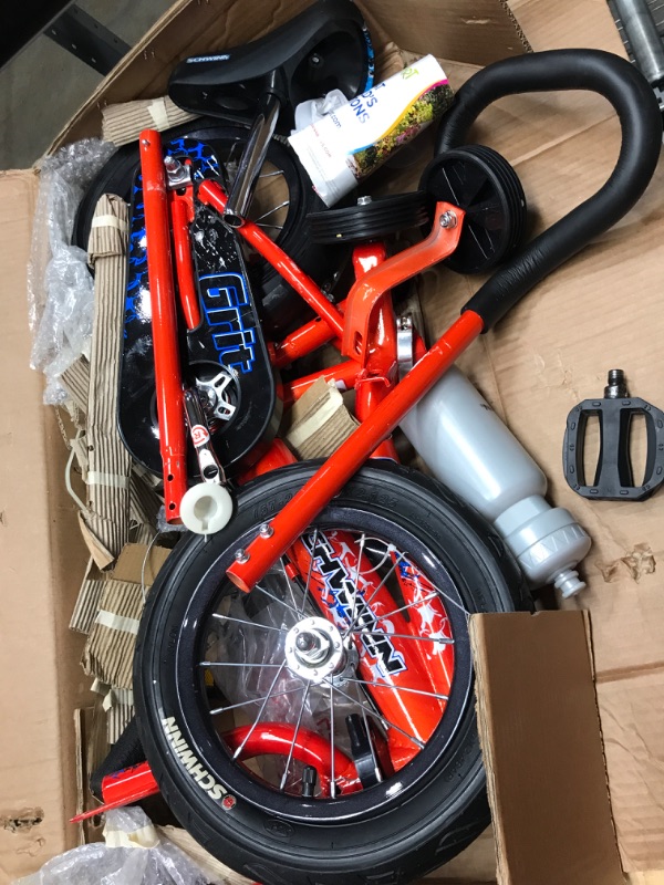 Photo 1 of [FOR PARTS]
Schwinn Grit and Petunia Steerable Kids Bike, Boys and Girls Beginner Bicycle, 12-Inch Wheels, Training Wheels