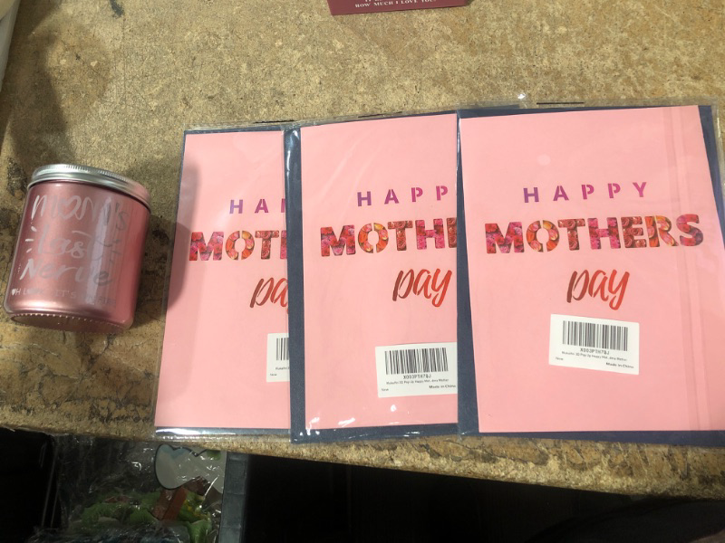 Photo 2 of 4 ITEMS, Happy Mother's Day 3D Pop Up Card, CANDLE BUNDLE