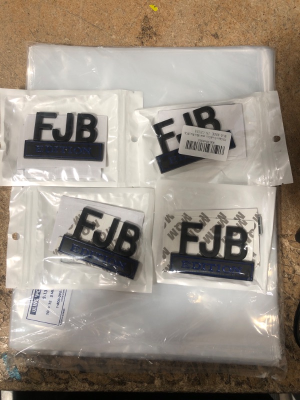 Photo 2 of 4 ITEMS, FJB Edition Truck Decals Emblems Car Stickers BUNDLE