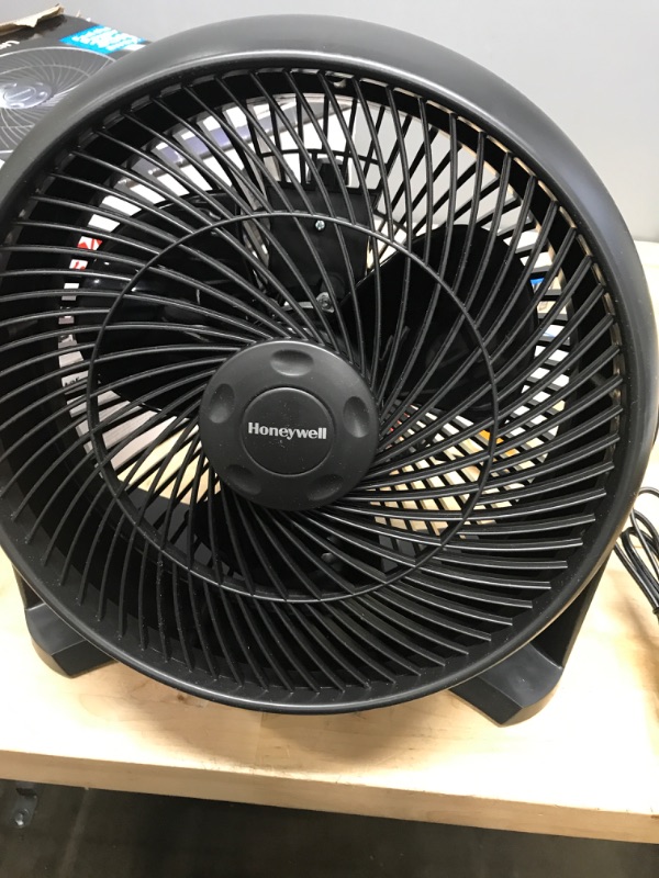 Photo 1 of 12 in. 3 Speed Whole Room Circulator Floor Fan