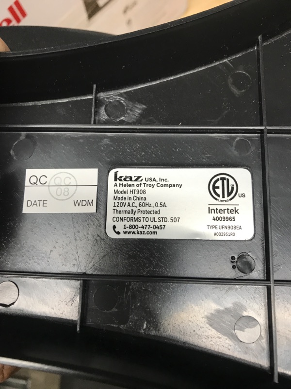 Photo 1 of 12 in. 3 Speed Whole Room Circulator Floor Fan