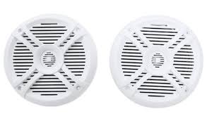 Photo 1 of Rockville Rmsts65w Pair 6.5" 800W Waterproof Marine Boat Speakers 2-Way, White & Pair MS40W White 4" 200 Watt Marine Boat Speakers Compact and Powerful 6.5" White Speakers + Speakers