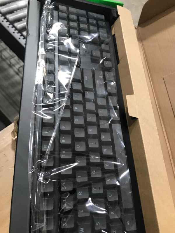 Photo 2 of Razer DeathStalker V2 Gaming Keyboard: Low-Profile Optical Switches - Clicky Purple - Ultra-Durable Coated Keycaps - Durable Aluminum Top Plate - Multi-Function Roller and Media Button - Chroma RGB Classic Black V2 Clicky Optical Switch