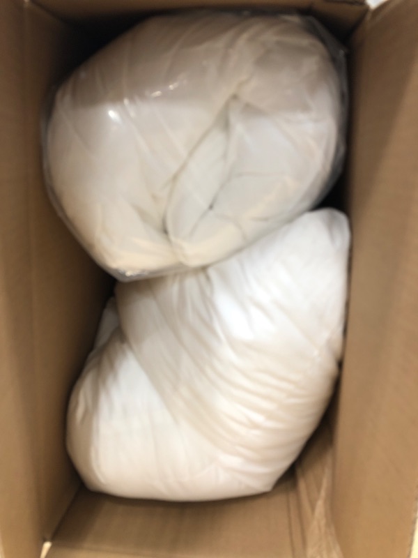 Photo 2 of **ONE IS USED AND ONE IS SEALED AND NEW**
Casper Essential Pillow for Sleeping, Standard, White, Two Pack Standard Essential Two Pack