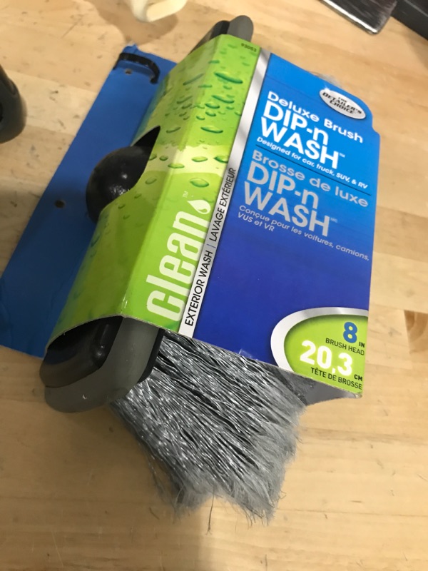 Photo 2 of ***BRUSH ONLY**
Carrand 93053 Deluxe Car Wash 8" Wash and Jet Dip Brush with 48" Handle Wash Brush
