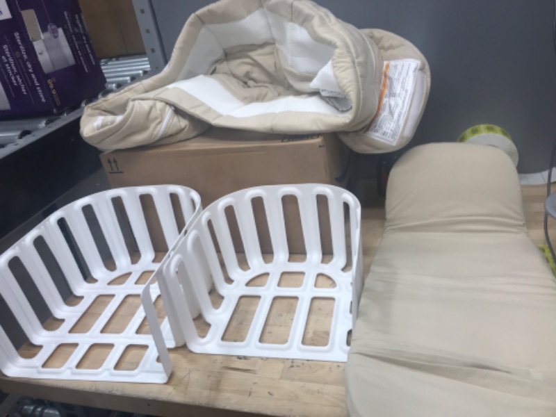 Photo 1 of Baby Delight Snuggle Nest Portable Infant Lounger, Unique Patented Design, Organic Oat, GOTS Certified
