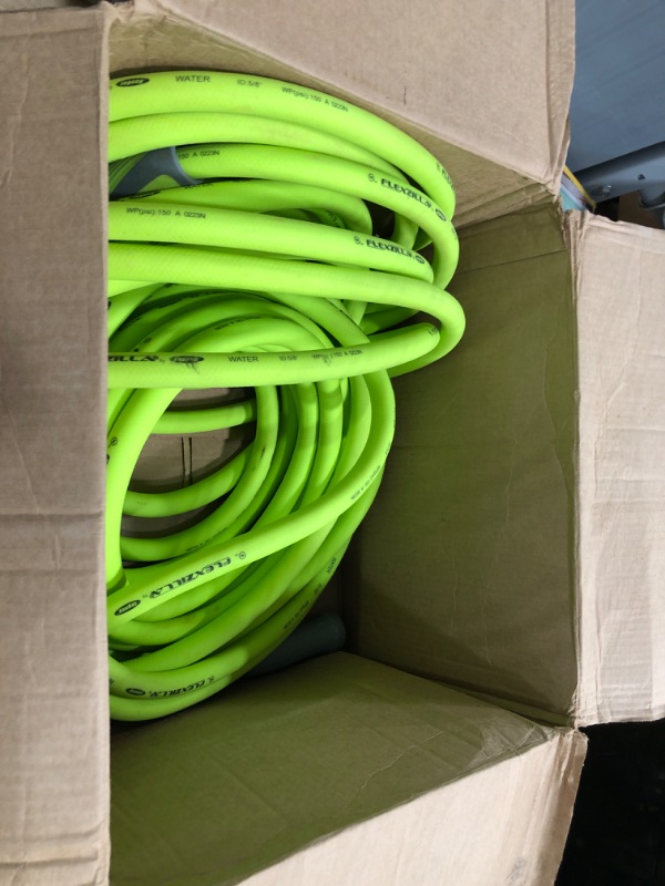 Photo 2 of 
Flexzilla Garden Hose 5/8 in. x 50 ft, Heavy Duty, Lightweight, Drinking Water Safe, ZillaGreen - HFZG550YW-E
