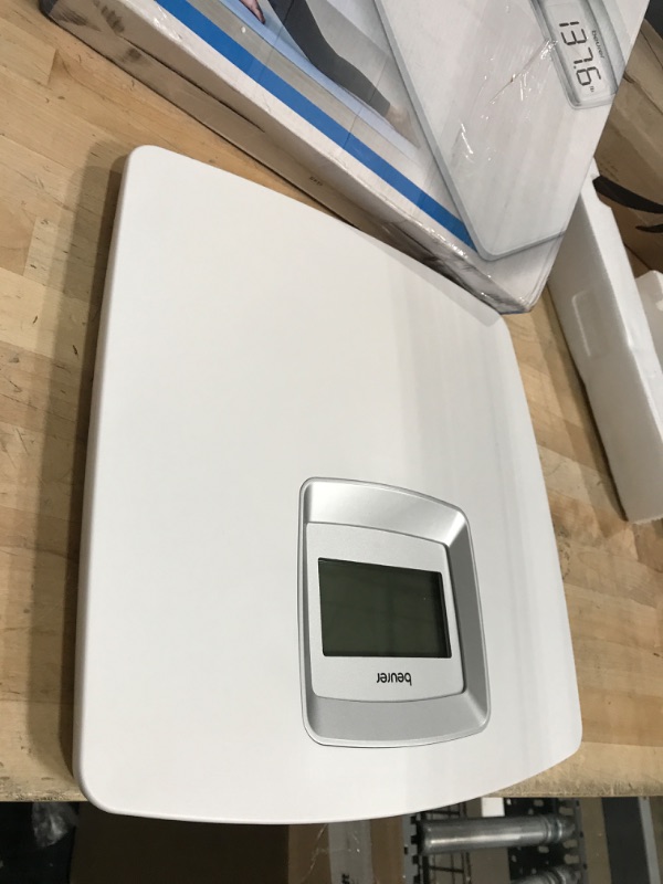 Photo 1 of Beurer PS25 Digital Bathroom Scale for Body Weight – 400lb Weight Capacity, Auto-Calibrate, XL Backlit Display – Glass Weight Scale, Precise and Accurate Digital Scale, Body Scale Personal Scale