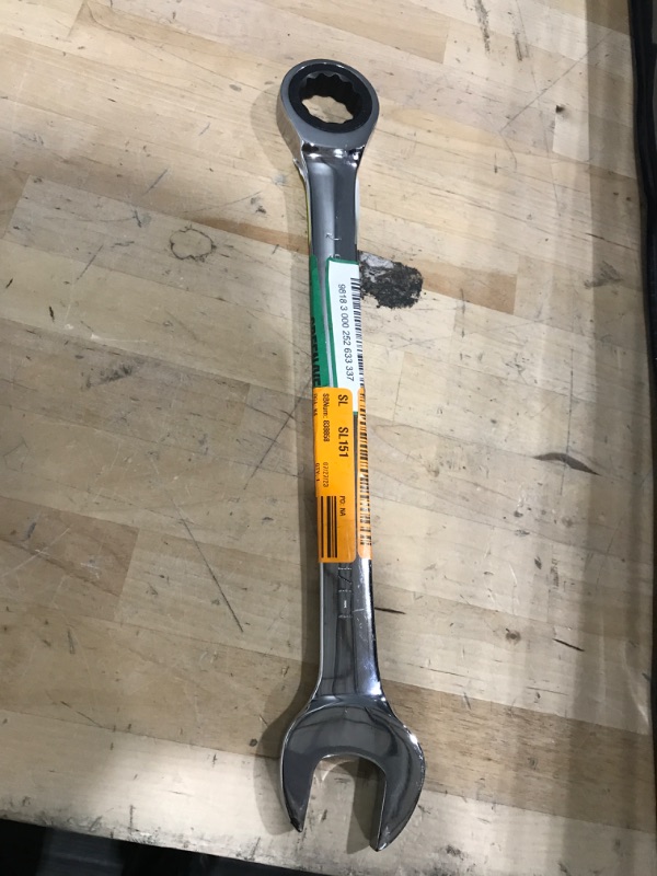 Photo 1 of 1-1/16 in. 12-Point Ratcheting Combination Wrench
