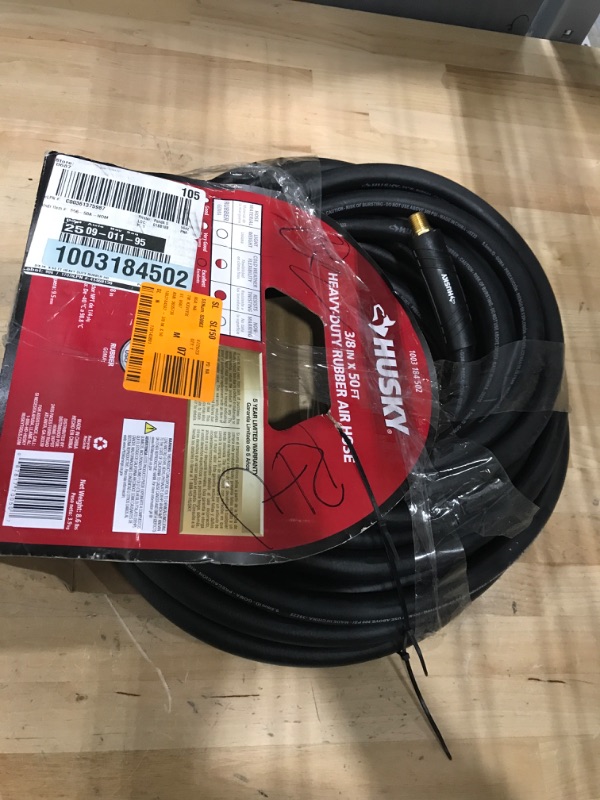 Photo 2 of 3/8 in. x 50 ft. Heavy-Duty Rubber Hose