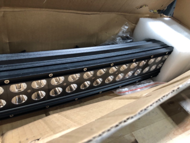 Photo 3 of *USED* item has been opened
Nilight - ZH410 32Inch 180W Curved LED Light Bar Work Light Spot Flood Combo Offroad Driving Lights with 16AWG Wiring Harness Kit? 2 Year Warranty