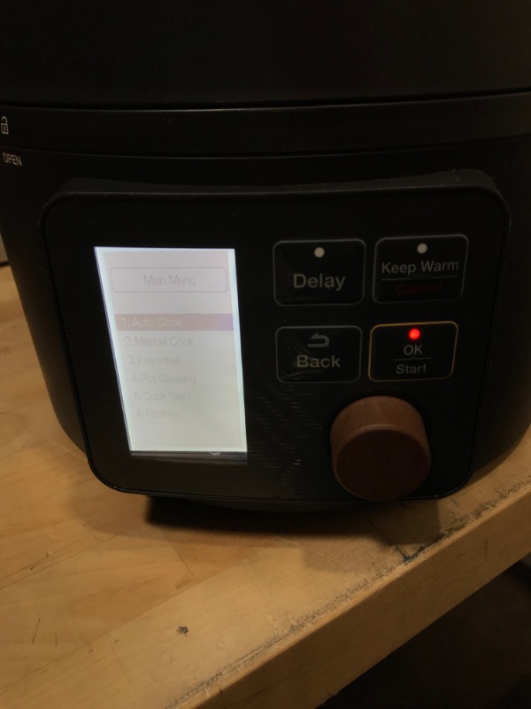 View 4 of IRIS USA 3 Qt. 8-in-1 Electric Pressure Cooker, Slow Cooker, Rice Cooker, Steamer, Sear & Sauté, Yogurt, Compact Multi-Cooker for 2-3 People with Over 110 Pre-Programmed Recipes, Vegan Friendly, Black