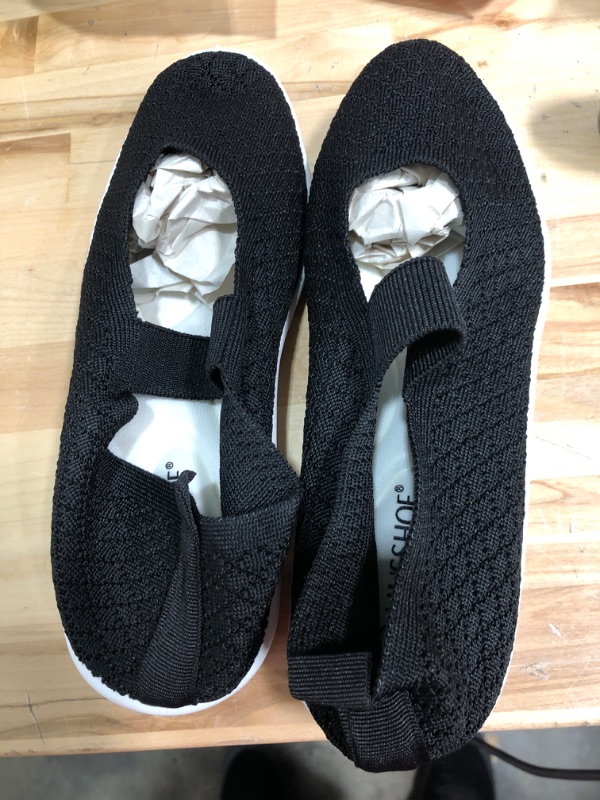 Photo 1 of Casual Slip On Sneakers with Elastic Stretch Strap Black
size=8