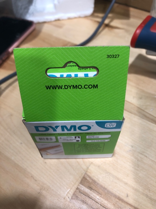 Photo 2 of DYM30327 - Dymo 1-Up File Folder Labels