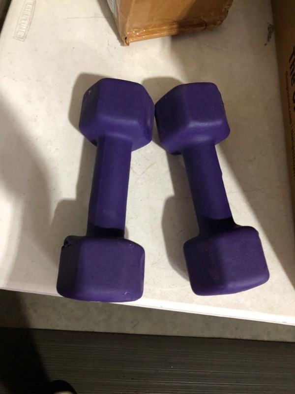 Photo 2 of * one of the dumbells is broken but works *
Portzon Weights Dumbbells, Anti-Slip, Anti-roll, Hex Shape