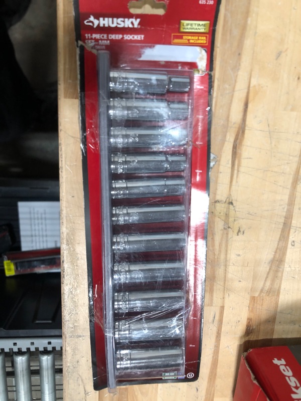 Photo 2 of 1/2 in. Drive Metric Deep Socket Set (11-Piece)