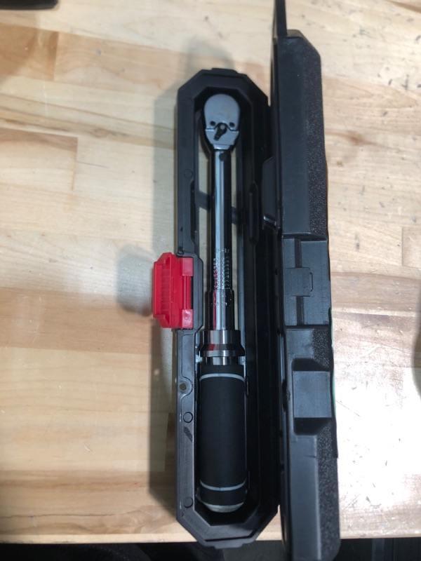 Photo 1 of 1/4 in. Drive Micrometer Click Torque Wrench 40 in./lbs. to 200 in./lbs.
