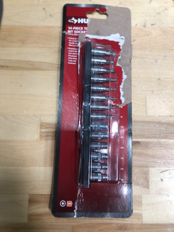 Photo 2 of 1/4 in. Drive Torx Bit Socket Set (14-Piece)