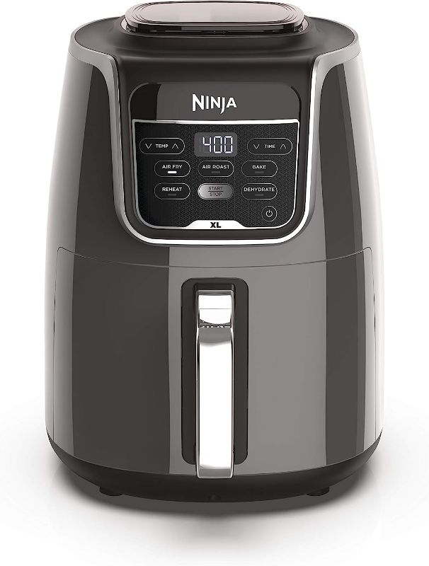 Photo 1 of 
Ninja AF150AMZ Air Fryer XL, 5.5 Qt. Capacity that can Air Fry, Air Roast, Bake, Reheat & Dehydrate, with Dishwasher Safe, Nonstick Basket & Crisper...