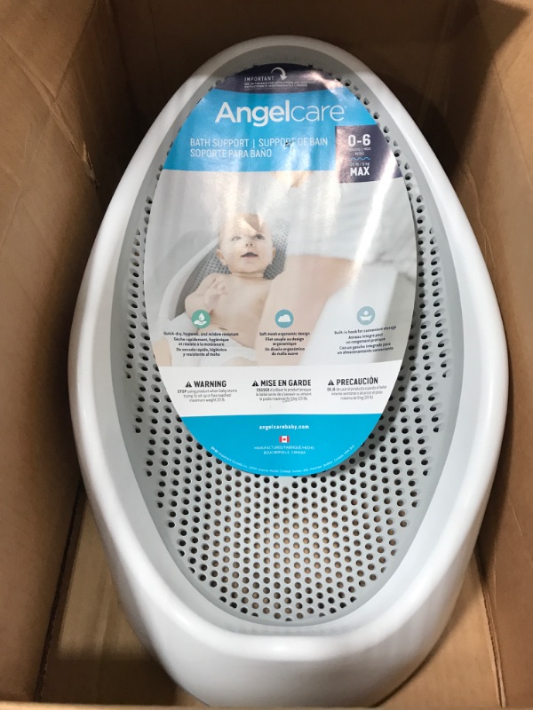 Photo 2 of Angelcare Baby Bath Support (Grey) | Ideal for Babies Less than 6 Months Old