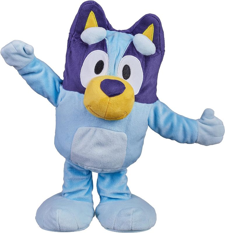 Photo 1 of Bluey Dance and Play 14" Animated Plush | Over 55 Phrases and Songs, Multicolor
