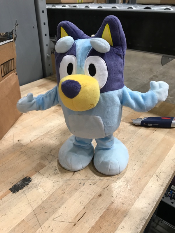 Photo 2 of Bluey Dance and Play 14" Animated Plush | Over 55 Phrases and Songs, Multicolor
