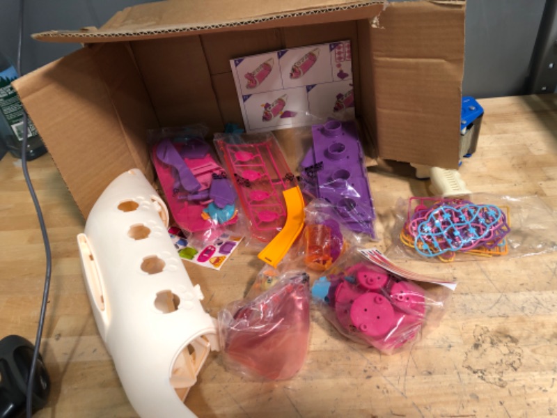 Photo 2 of **NEW OPEN BOX MAY BE MISSING PARTS***
Littlest Pet Shop Pet Jet Playset Toy, Includes 4 Pets, Adult Assembly Required (No Tools Needed), Ages 4 and Up (Amazon Exclusive) Pink Frustration Free Packaging