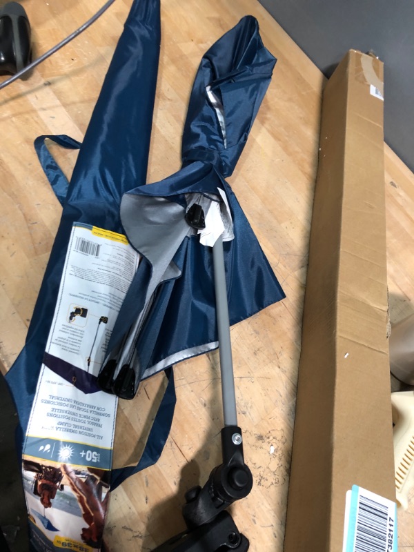 Photo 3 of ***USED DENTED UMBRELLA   SEE PHOTOS***

Sport-Brella Versa-Brella SPF 50+ Adjustable Umbrella with Universal Clamp Regular Midnight Blue