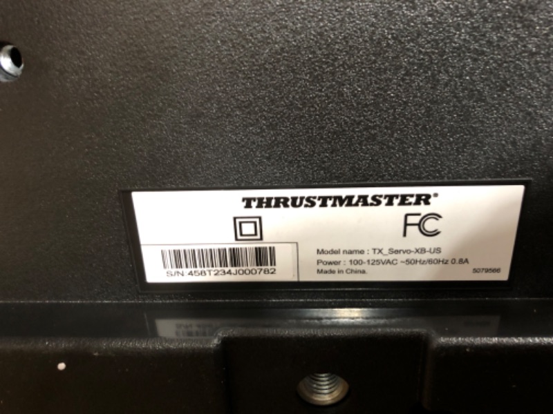 Photo 4 of ***DAMAGED SEE PHOTOS TAPPED PICTURE*** TESTED FUNCTIONAL***
Thrustmaster TX Servo Base (XBOX Series X/S, XOne & Windows) Black Thrusmaster TX Servo Base