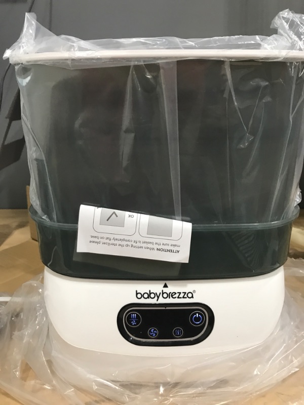Photo 3 of ***USED FAIRLY NEW***

Baby Brezza Baby Bottle Sterilizer and Dryer Advanced – Electric Steam Sterilization Machine – Universal Sterilizing for All Bottles: Plastic + Glass + Pacifiers + Breast Pump Parts - HEPA Filtration