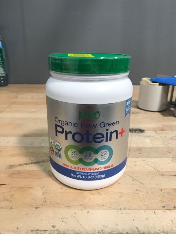 Photo 2 of ***EXP 08/2023***

Juvo Inc. - Raw Green Protein - 16.9 oz.
