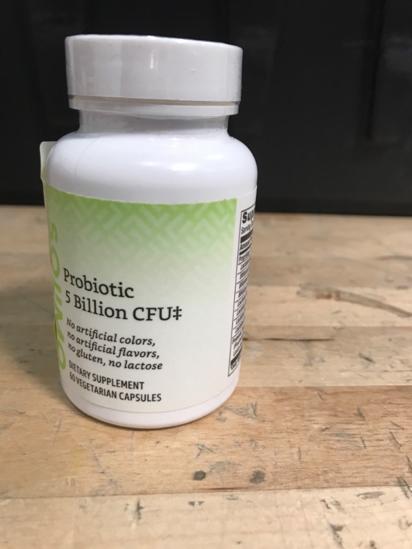 Photo 2 of ***EXP JUN 15 2024***

Amazon Brand - Solimo Probiotic 5 Billion CFU, 8 strains with 60 mg Prebiotic Blend, 60 Vegetarian Capsules, 2 Month Supply, Supports Healthy Digestion