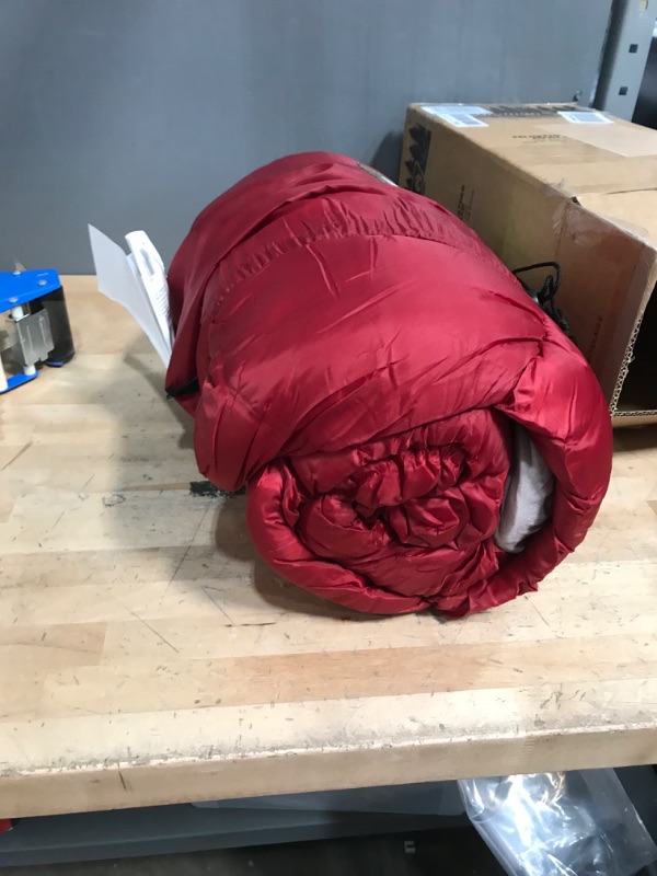 Photo 3 of ***USED BUT FAIRLY NEW****

Coleman Palmetto 75x33 In Retangle Sleeping Bag Red/Tan