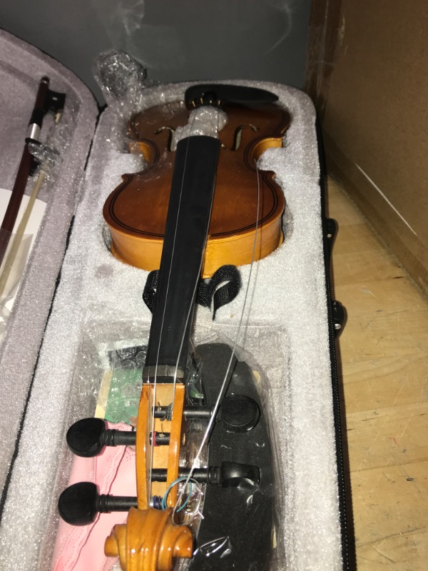 Photo 3 of *****STRINGS LOOSE AND UNATTACHED**** SEE PHOTOS****


DEBEIJIN Violin for Kids Adults Beginners - Premium Handcrafted Kids Violin - Ready To Play 1/4 Violin - Beginner Student Violin