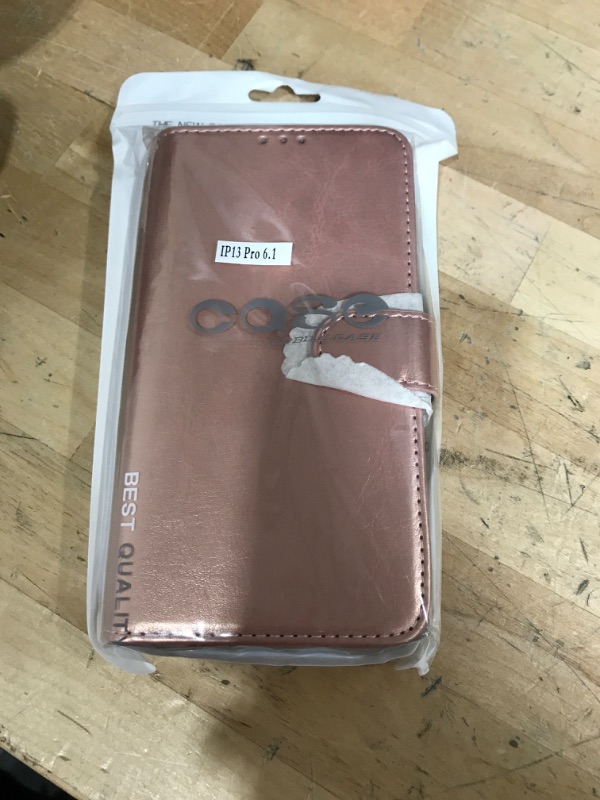 Photo 1 of ***PINK CASE**** NEW****
Cardpakee for iPhone 13 Pro Wallet Case with Card Holder, Faux Leather Detachable Kickstand Card Slots Case, RFID Blocking Magnetic Shockproof Slim Removable Flip Case 2021 6.1” 
