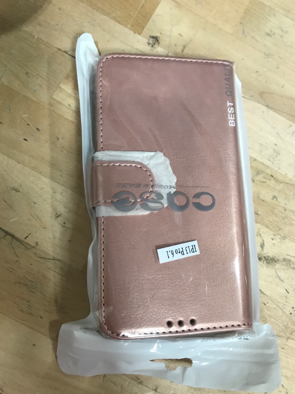 Photo 1 of *****PINK CASE***NEW***
Cardpakee for iPhone 13 Pro Wallet Case with Card Holder, Faux Leather Detachable Kickstand Card Slots Case, RFID Blocking Magnetic Shockproof Slim Removable Flip Case 2021 6.1” 