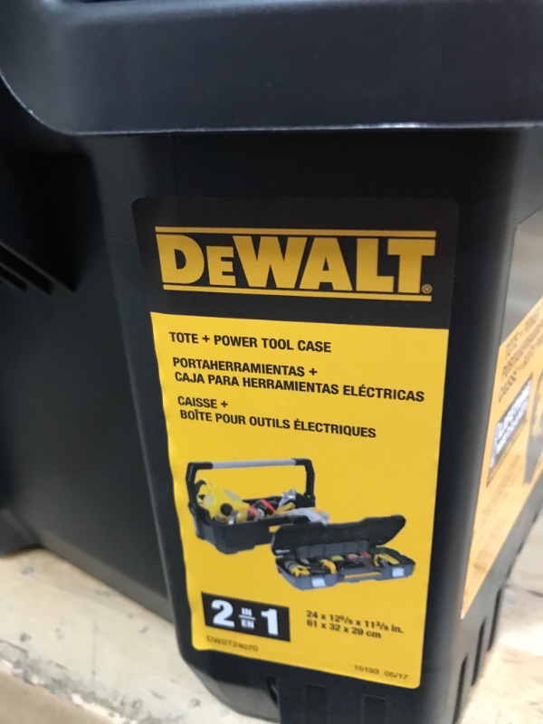 Photo 3 of ****NEW****

DEWALT Tool Tote with Removable Power Tool Case, 24-Inch (DWST24070)