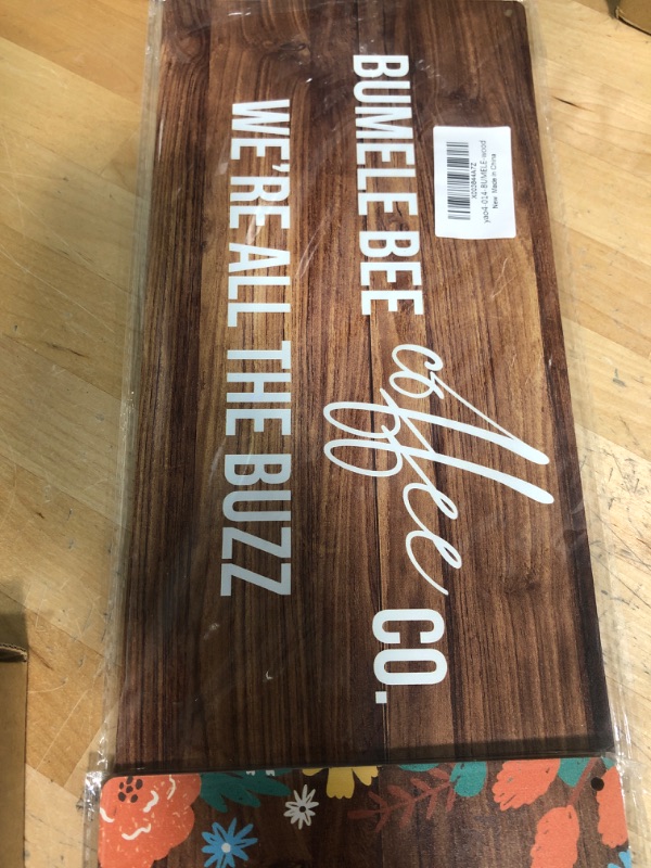 Photo 1 of *****2 BUNDLE SEE PHOTOS*****

Country Style Positive Wall Decor Wooden Signs Rustic Bee Happy Hanging Wall Plaque Sign Home Decor Present 2 PACK + METAL STAINLESS STEEL Melon Baller