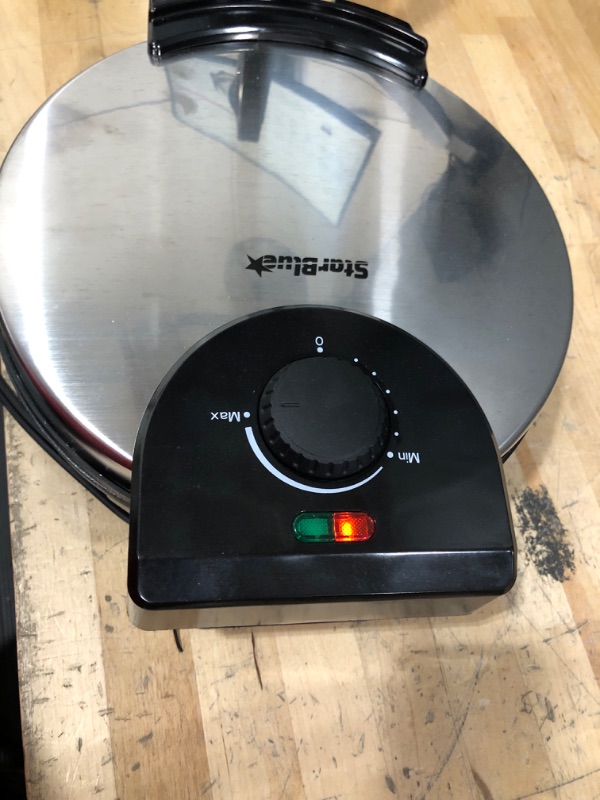 Photo 3 of *** TESTED*** ****USED ***
10inch Roti Maker by StarBlue - The automatic Stainless Steel Non-Stick Electric machine to make Indian style Chapati, Tortilla, Roti AC 110V 50/60Hz 1200W