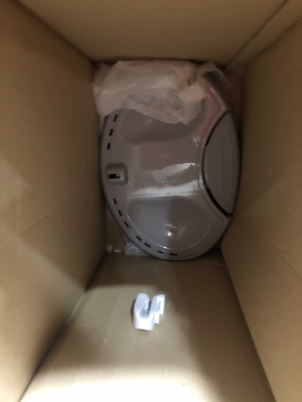 Photo 2 of *******USED *** ***OPEN BOX MAY BE MISSING HARDWARE*****

Dekor Classic Hands Free Diaper Pail - White