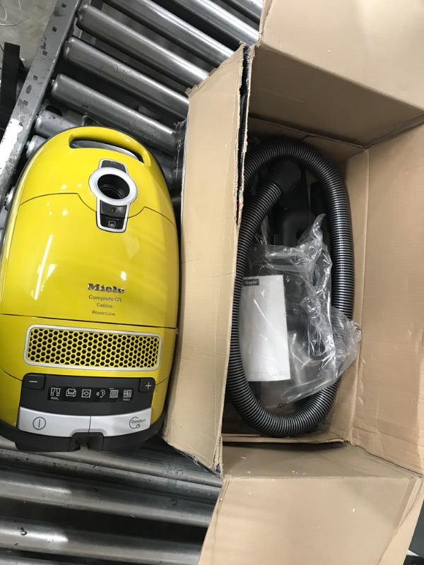 Photo 2 of Miele 41GFE040USA Complete C3 Calima Canister Vacuum-Corded, Curry Yellow Curry Yellow Calima