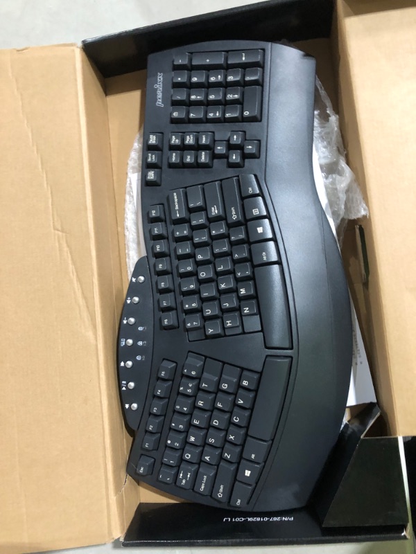 Photo 2 of Wireless Ergonomic Keyboard with Gel Wrist Rest Bundle