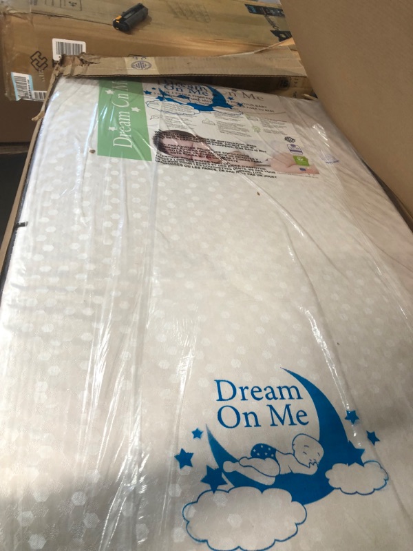 Photo 1 of Dream On Me Honeycomb Orthopedic Firm Fiber Standard Baby Crib Mattress | Greenguard 