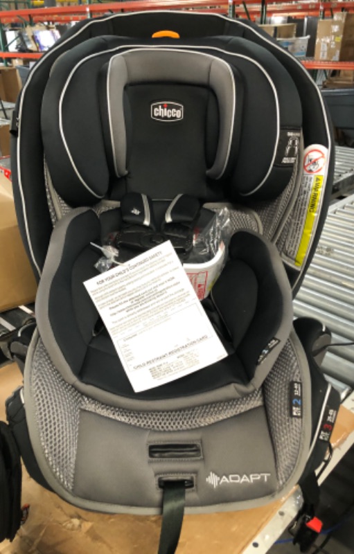 Photo 2 of Chicco Fit4 Adapt 4-in-1 Convertible Car Seat, Rear-Facing Seat for Infants 4-40 lbs., Forward-Facing Car Seat 25-65 lbs., Booster 40-100 lbs. | Ember/Black