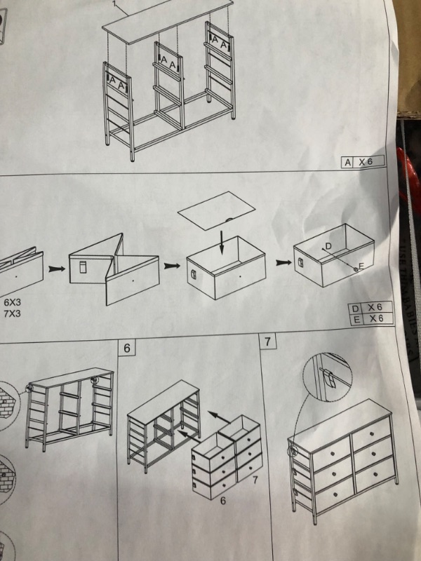 Photo 2 of  Dresser for Bedroom, Chest of Drawers, 6